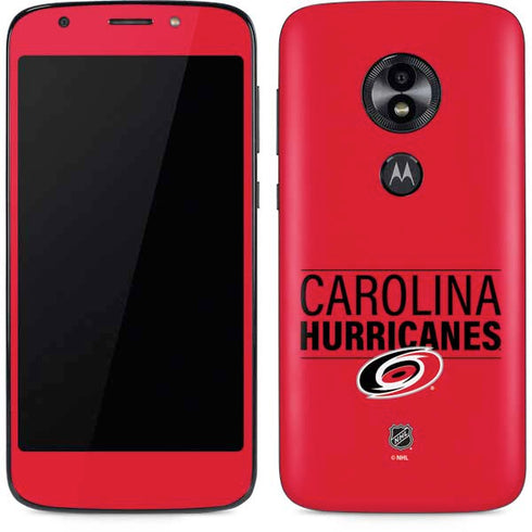 NHL Carolina Hurricanes Lineup Moto E5 Play Skin